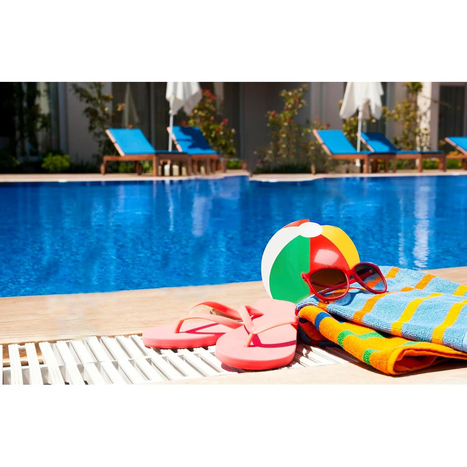 Paquete de 12 Pelotas de Playa Inflables Big Mo Multicolor