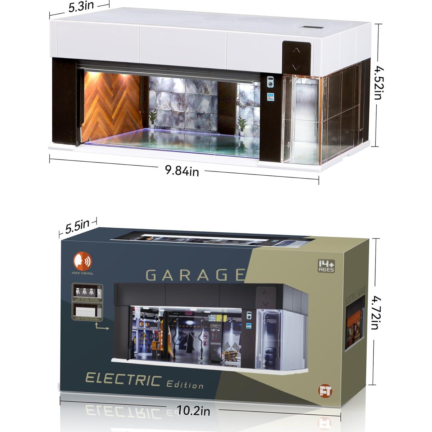 Estuche de exhibición MOCBURIKU 1:64 con luces LED y control por voz