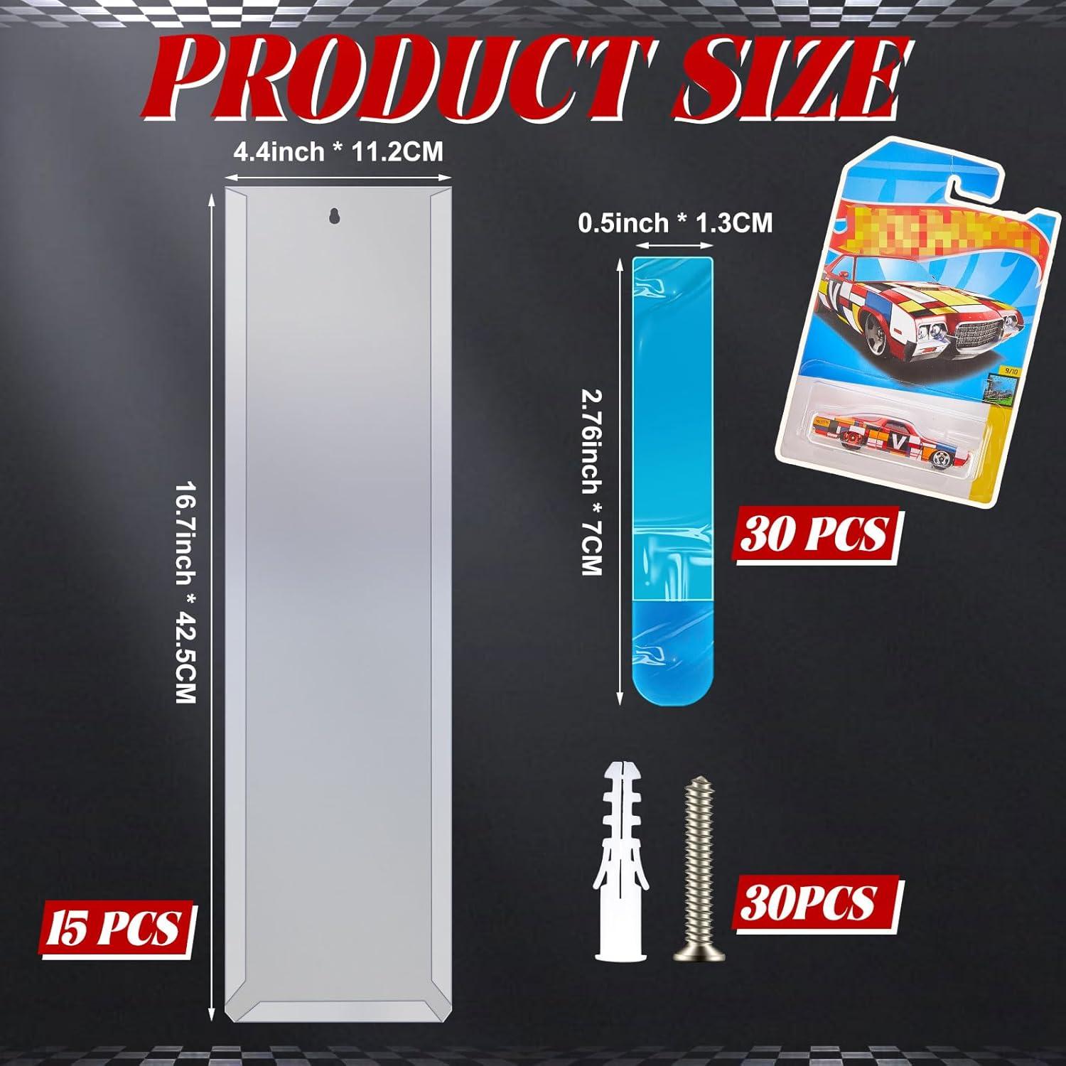 Expositores de Automóviles RattanView 15 Pcs Montados en Pared