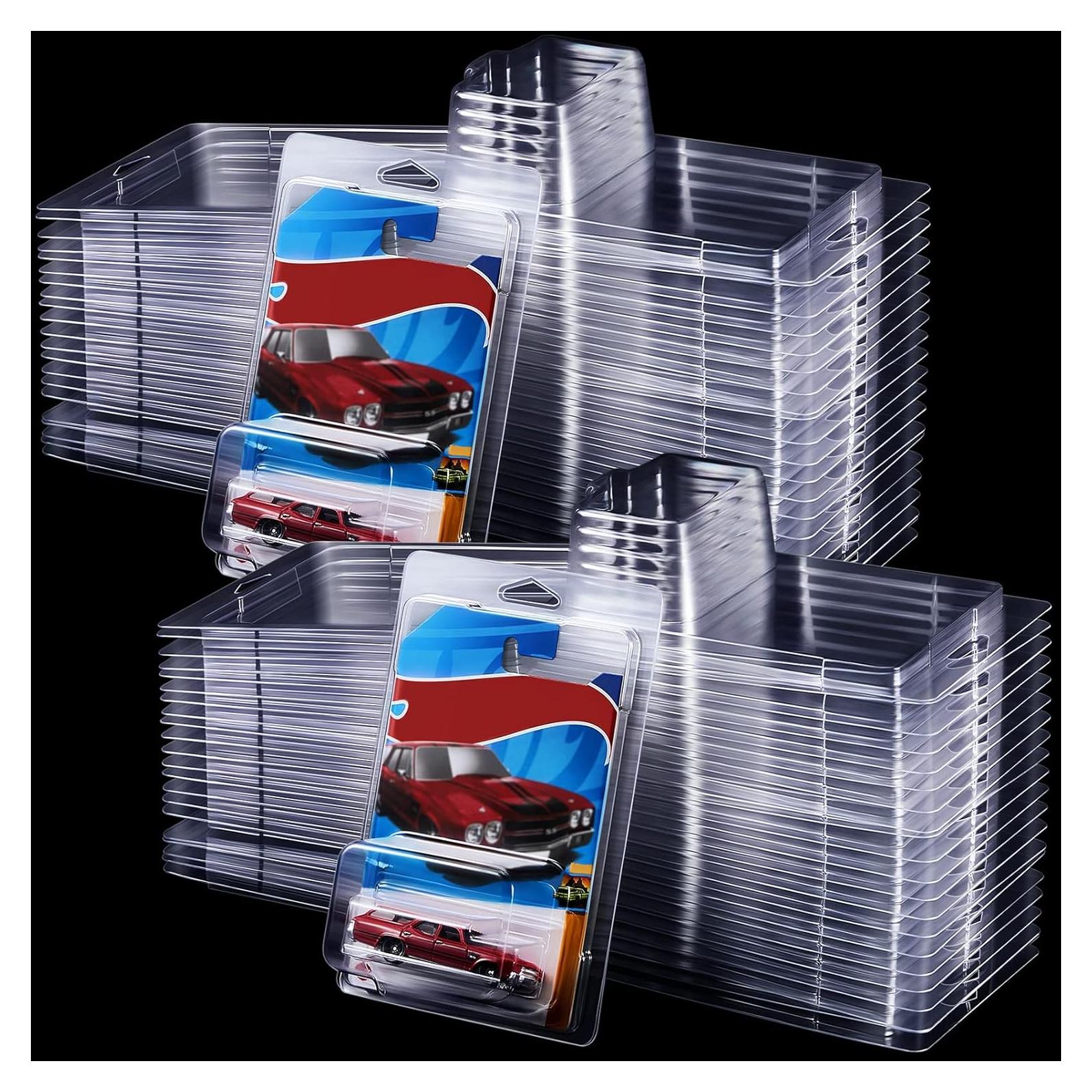 Estuches de Exhibición Wesiti 48 Pcs para Hot Wheels 19x12.6 cm