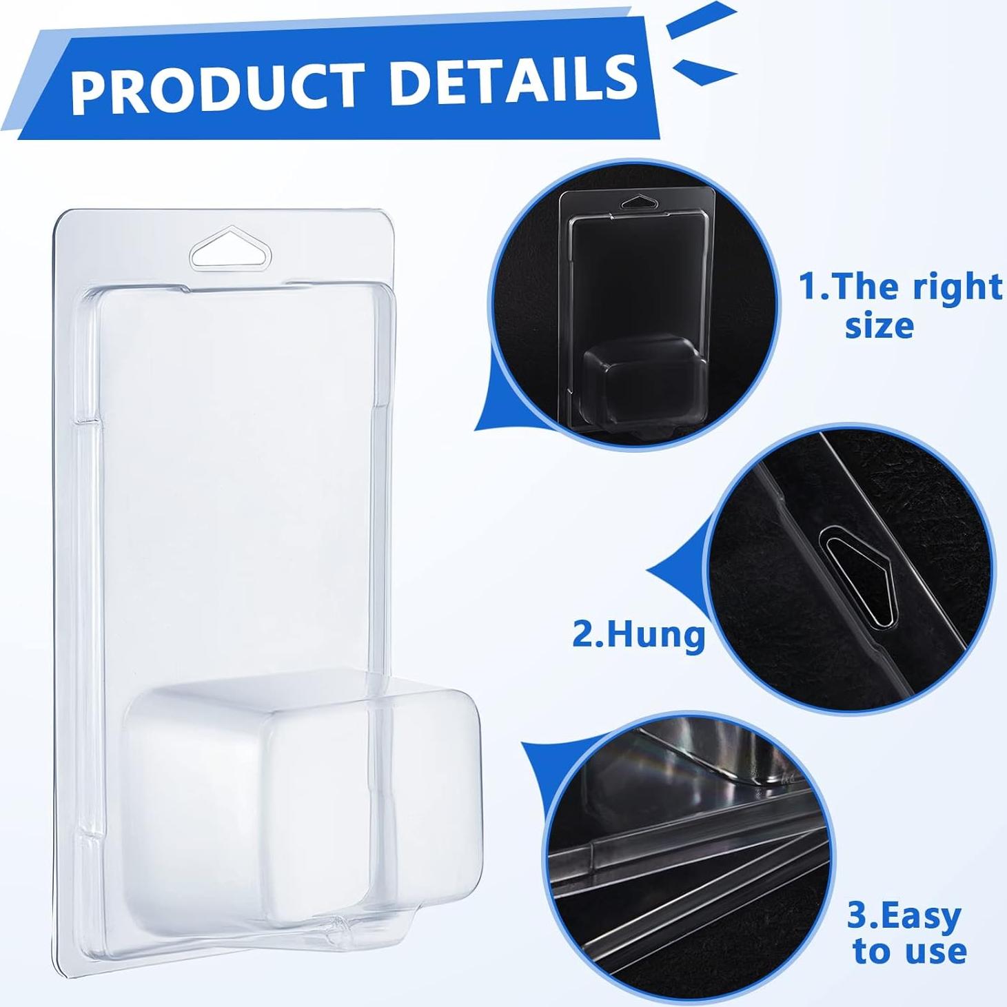 Estuches de Exhibición Wesiti 48 Pcs para Hot Wheels 19x12.6 cm