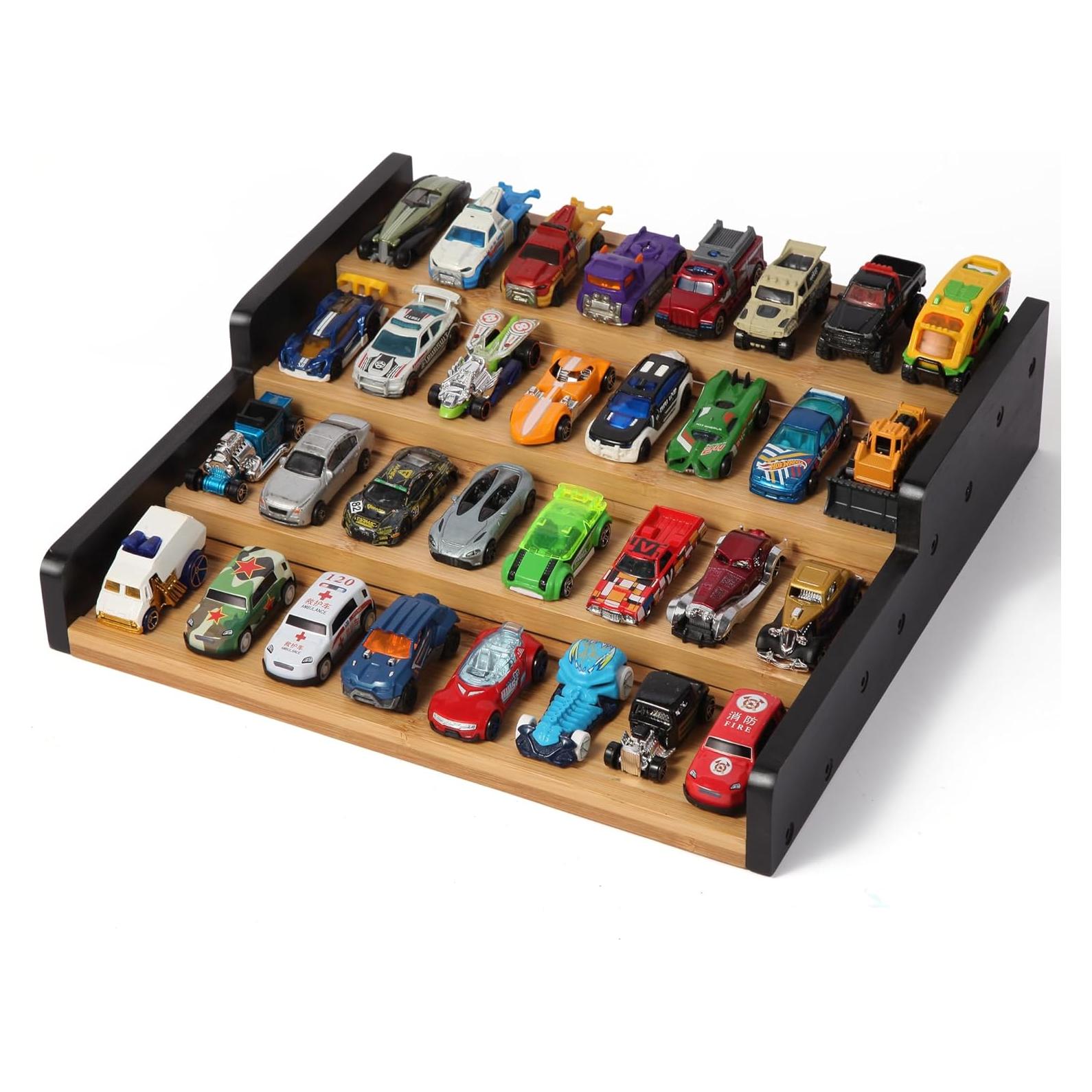 Estante de exhibición de coches de juguete Smocchy 36 espacios