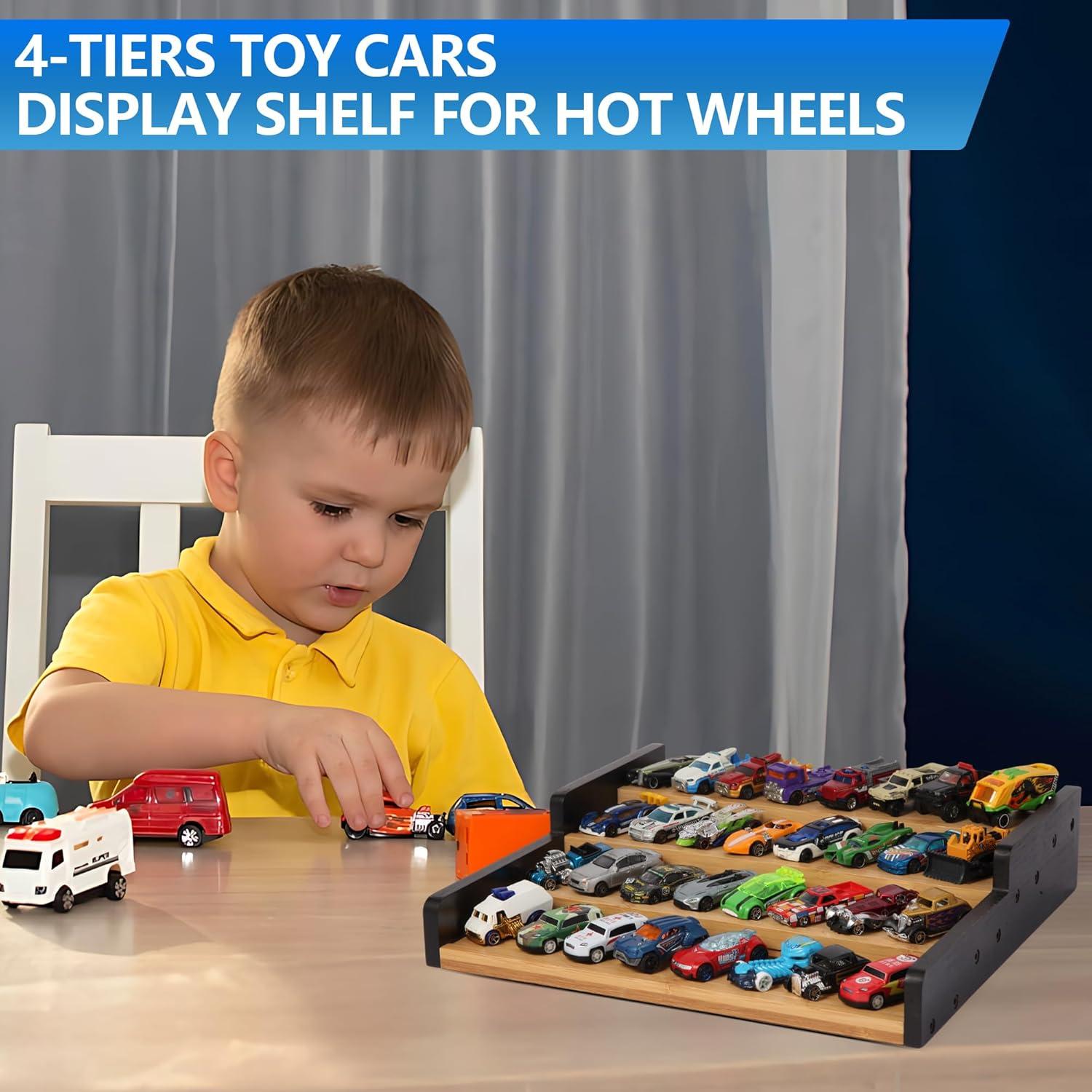 Estante de exhibición de coches de juguete Smocchy 36 espacios