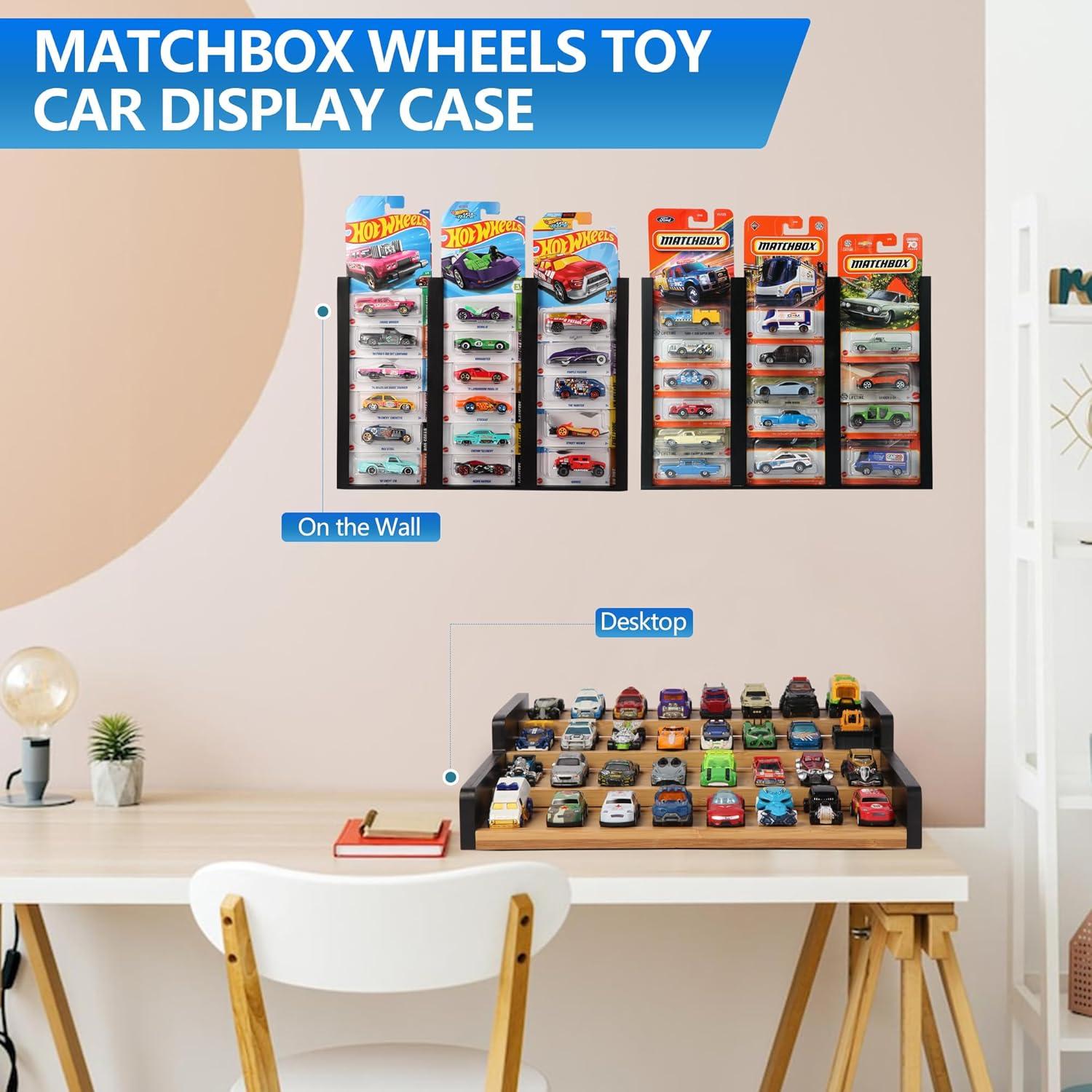 Estante de exhibición de coches de juguete Smocchy 36 espacios