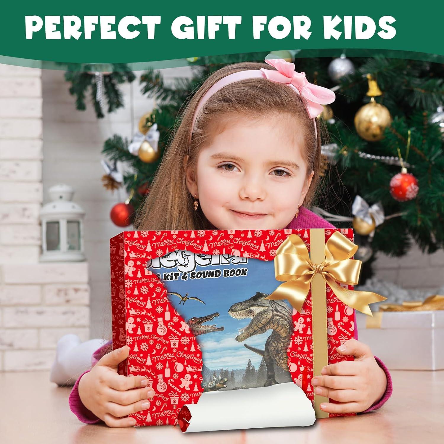 Kit de Excavación de Dinosaurios Kolegend - 12 Huevos + Libro