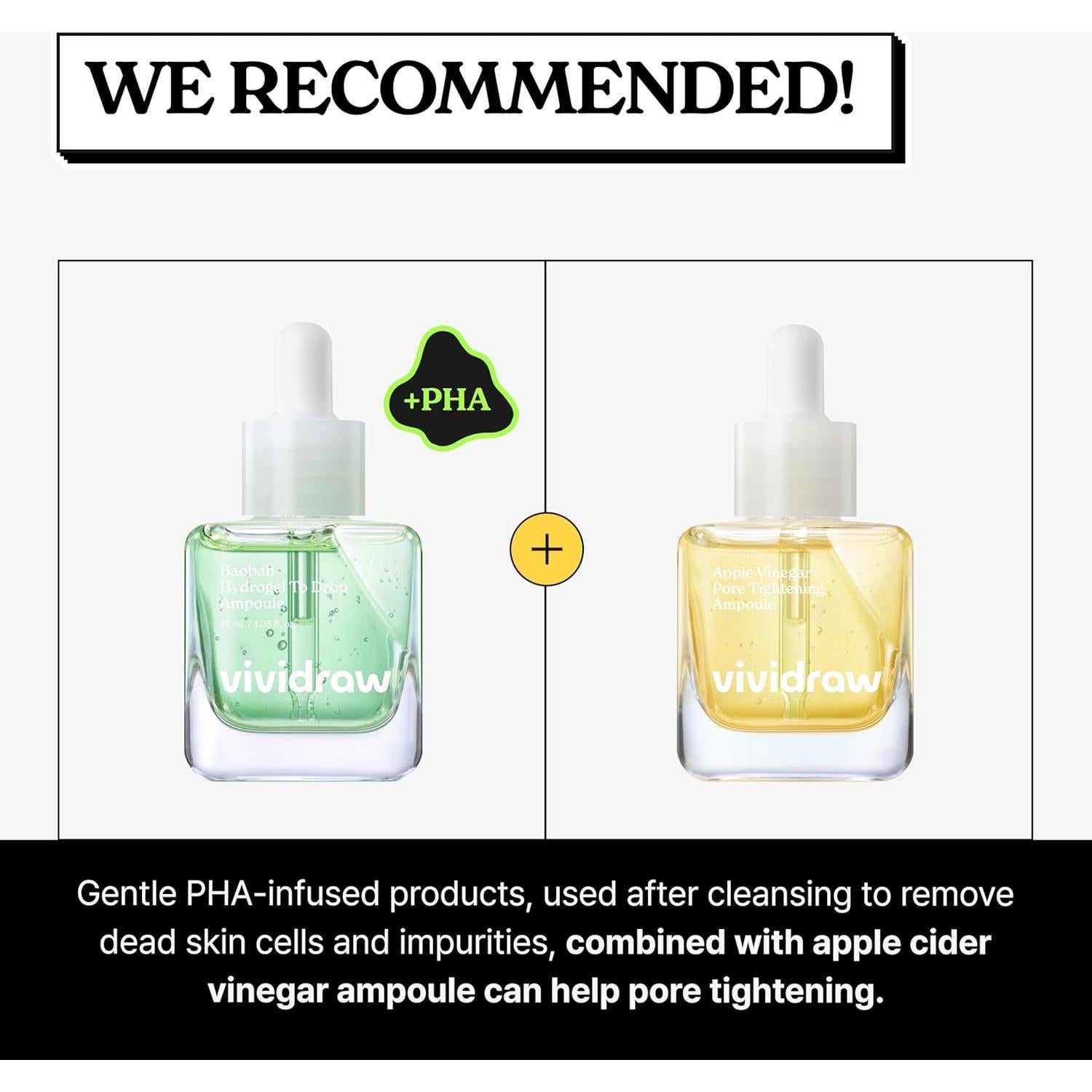 Suero Facial Vividraw Vinagre de Manzana 40ml - Cierre de Poros