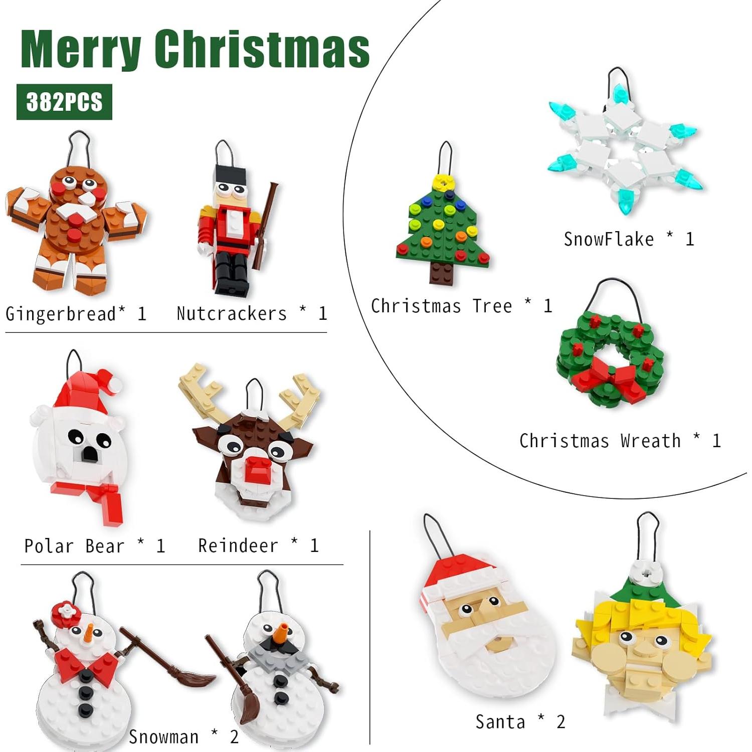 Kit de Construcción de Adornos Navideños 11-en-1 Nubee