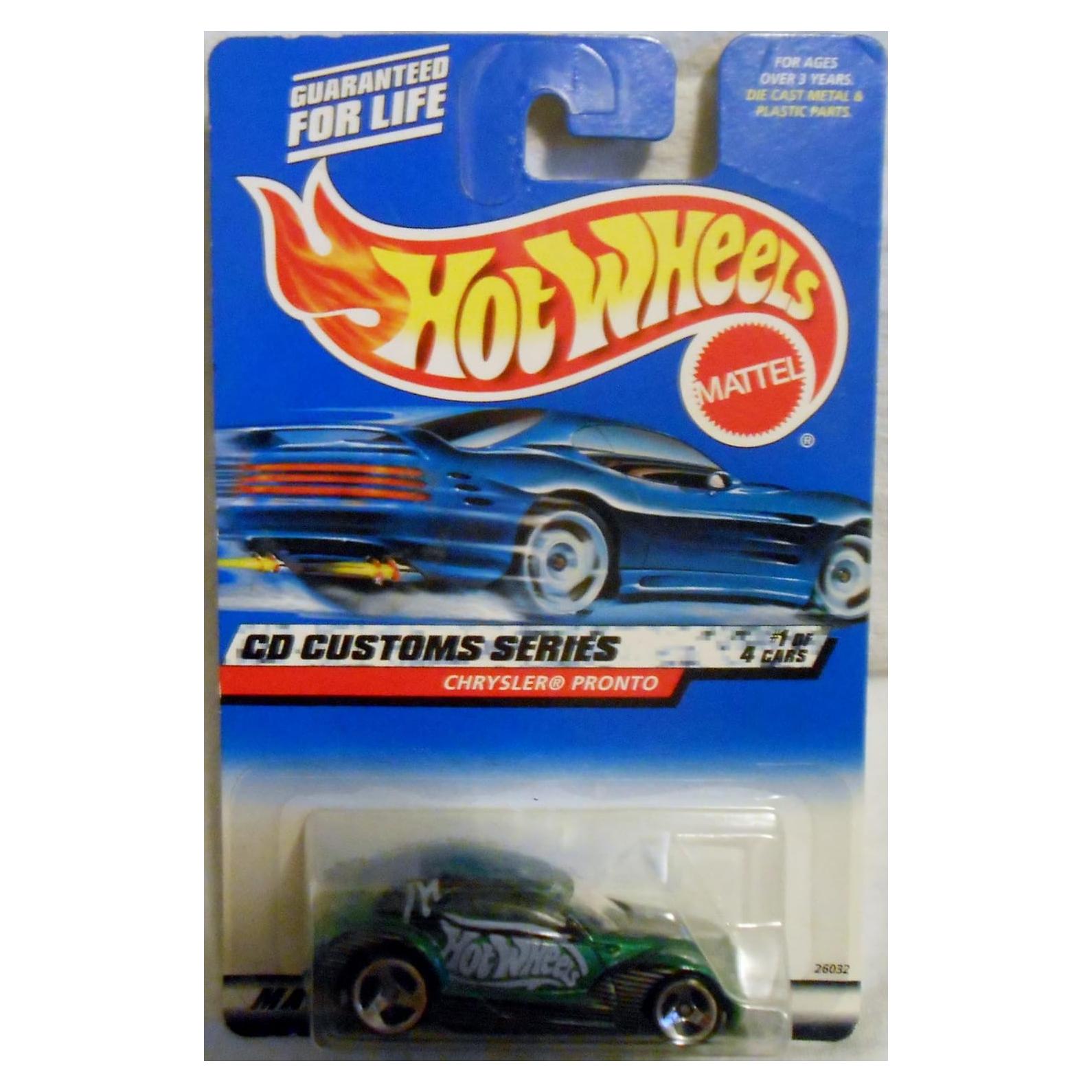 Hot Wheels Chrysler Pronto CD Customs 1:64 Coleccionista