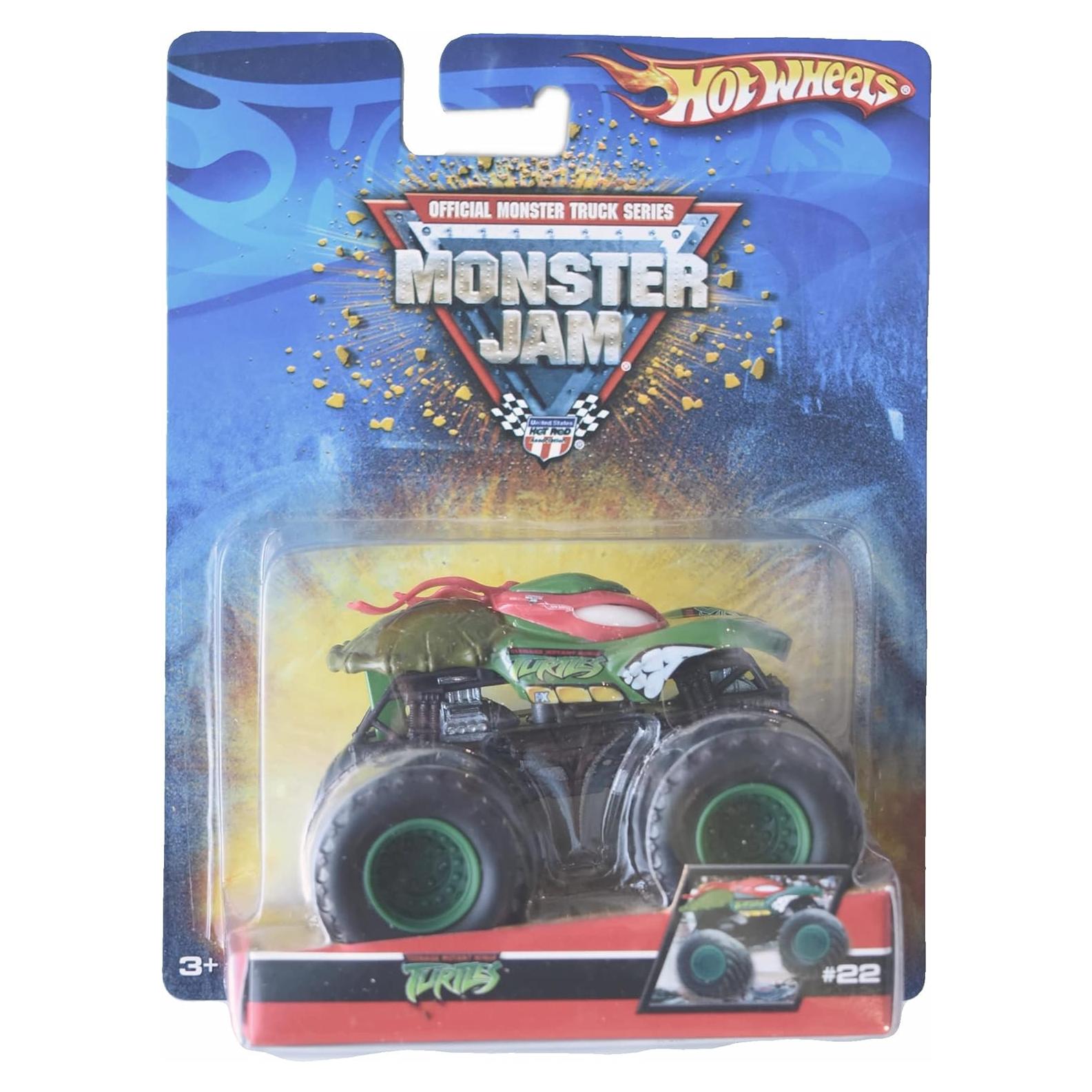 Hot Wheels Monster Jam Tortugas #22 1:64 Mattel
