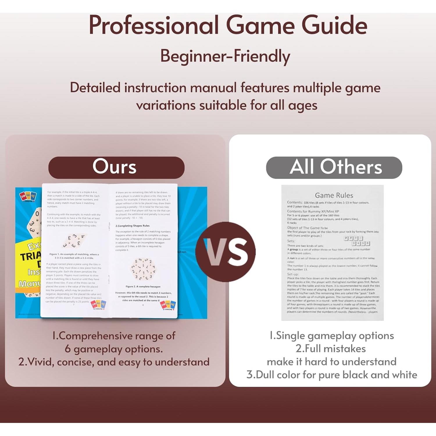 Juego de Dominó Triangular Doreimi con 56 Fichas y Spinners