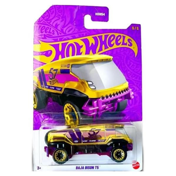 Hot Wheels Bison Baja T5 Púrpura 57° Aniversario 1:64 Diecast