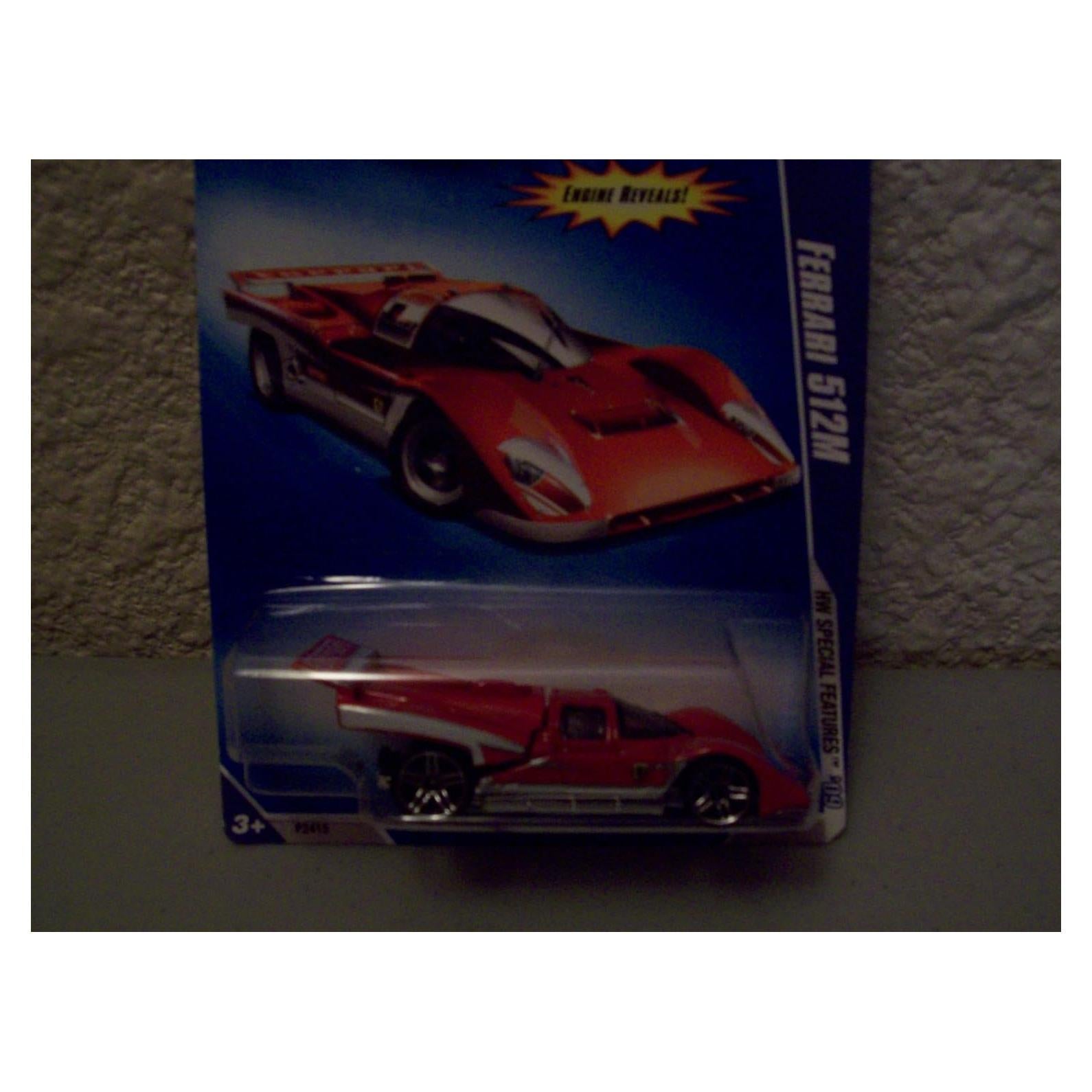Hot Wheels Ferrari 512M 2009 Rojo 1:64 Metal Colección