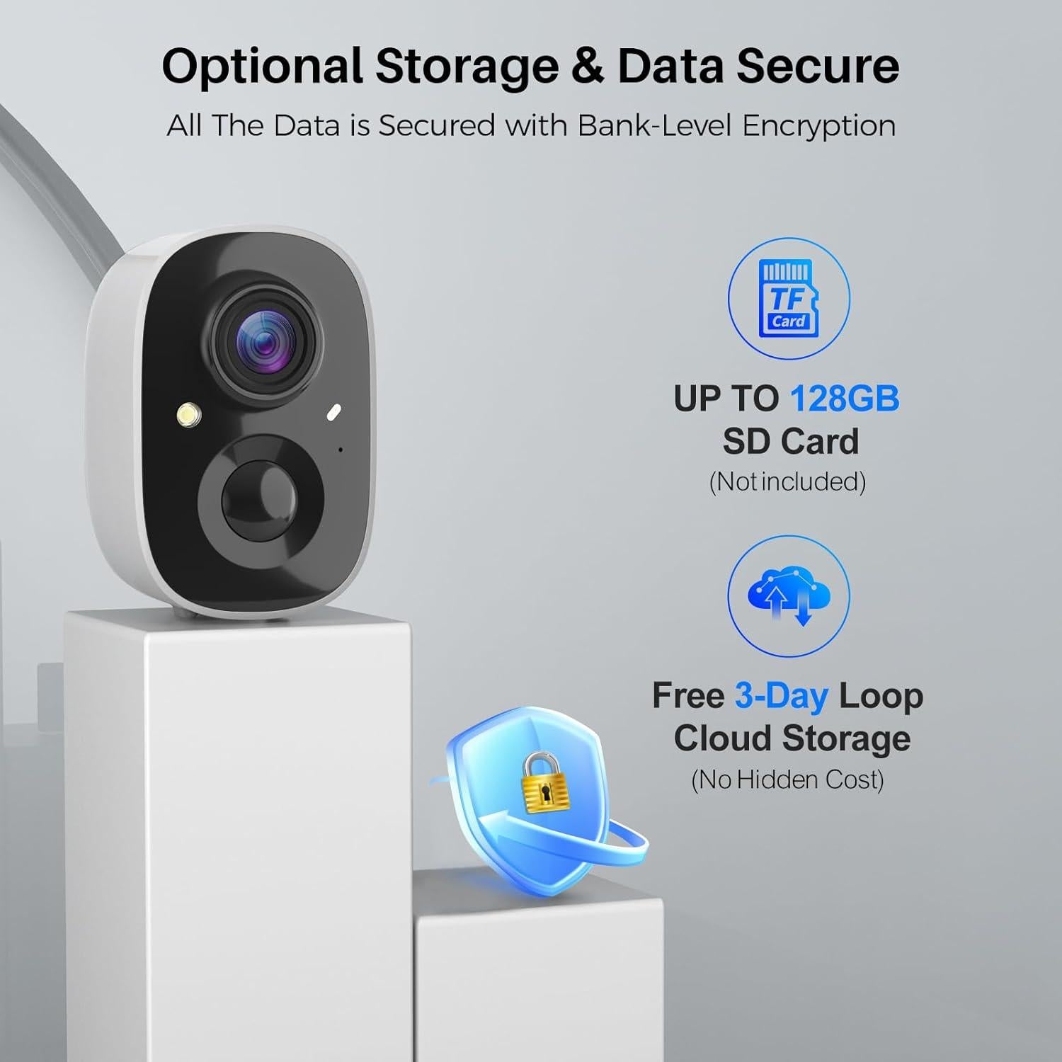 Cámara de Seguridad Inalámbrica MaxiViz GJ-CG6-20W 2K IP66