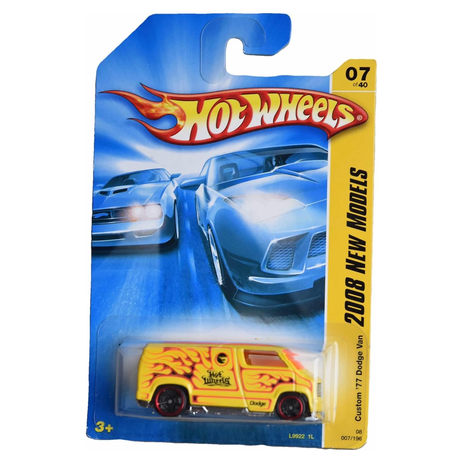 Hot Wheels Dodge Van 2008 Escala 1:64 Amarillo