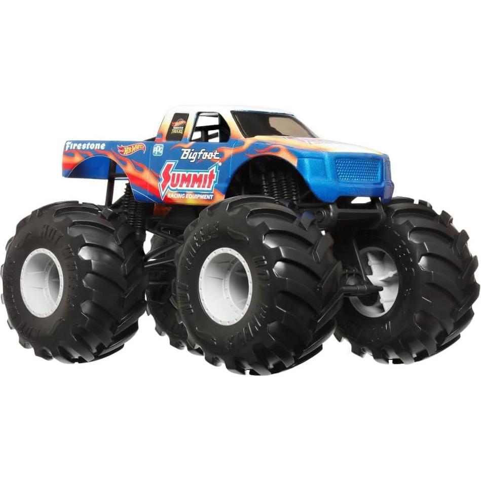 Hot Wheels Monster Trucks Bigfoot Summit 2024 1:24 Metal Fundido