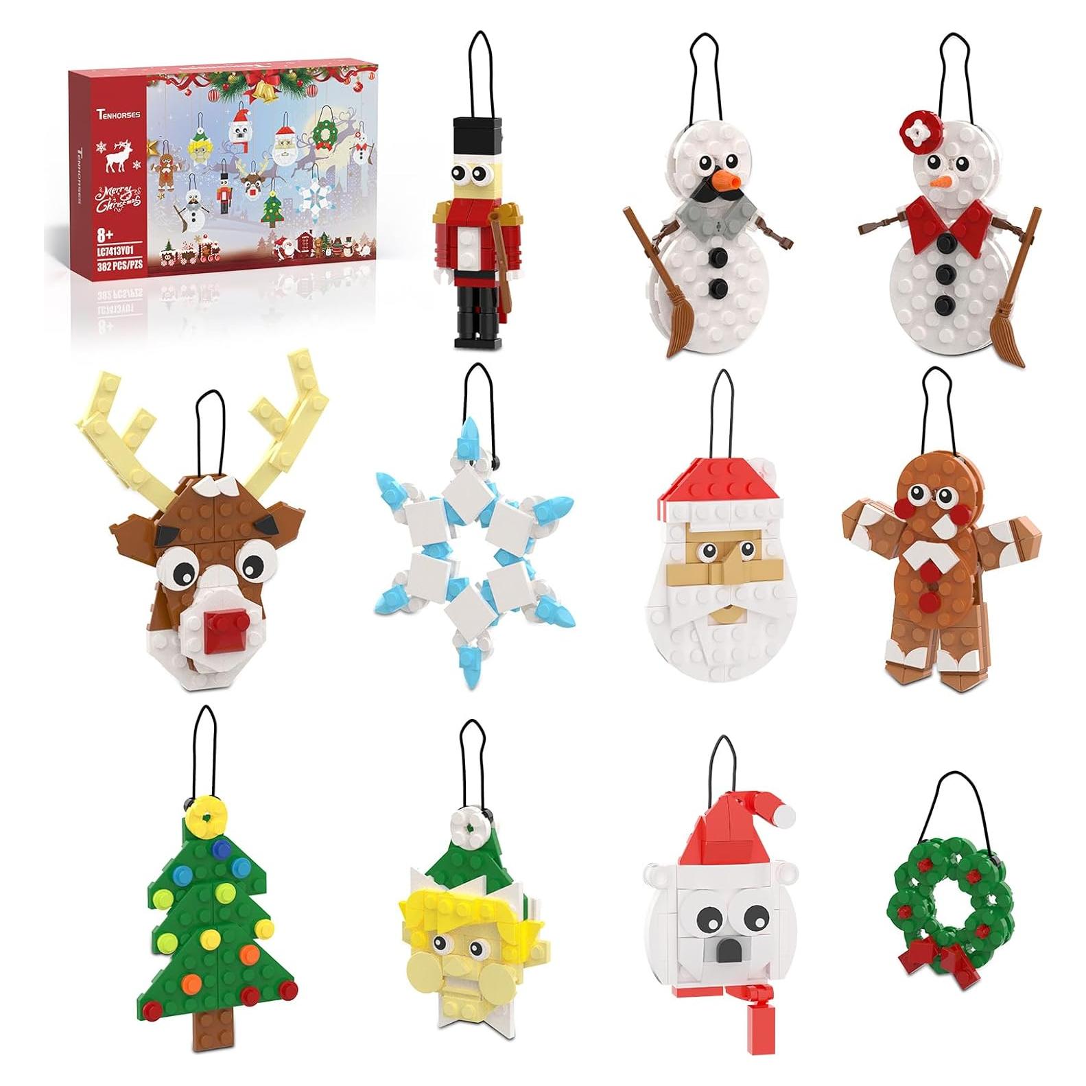 Adorno de Árbol de Navidad Tenhorses 11-en-1 con Cuerda