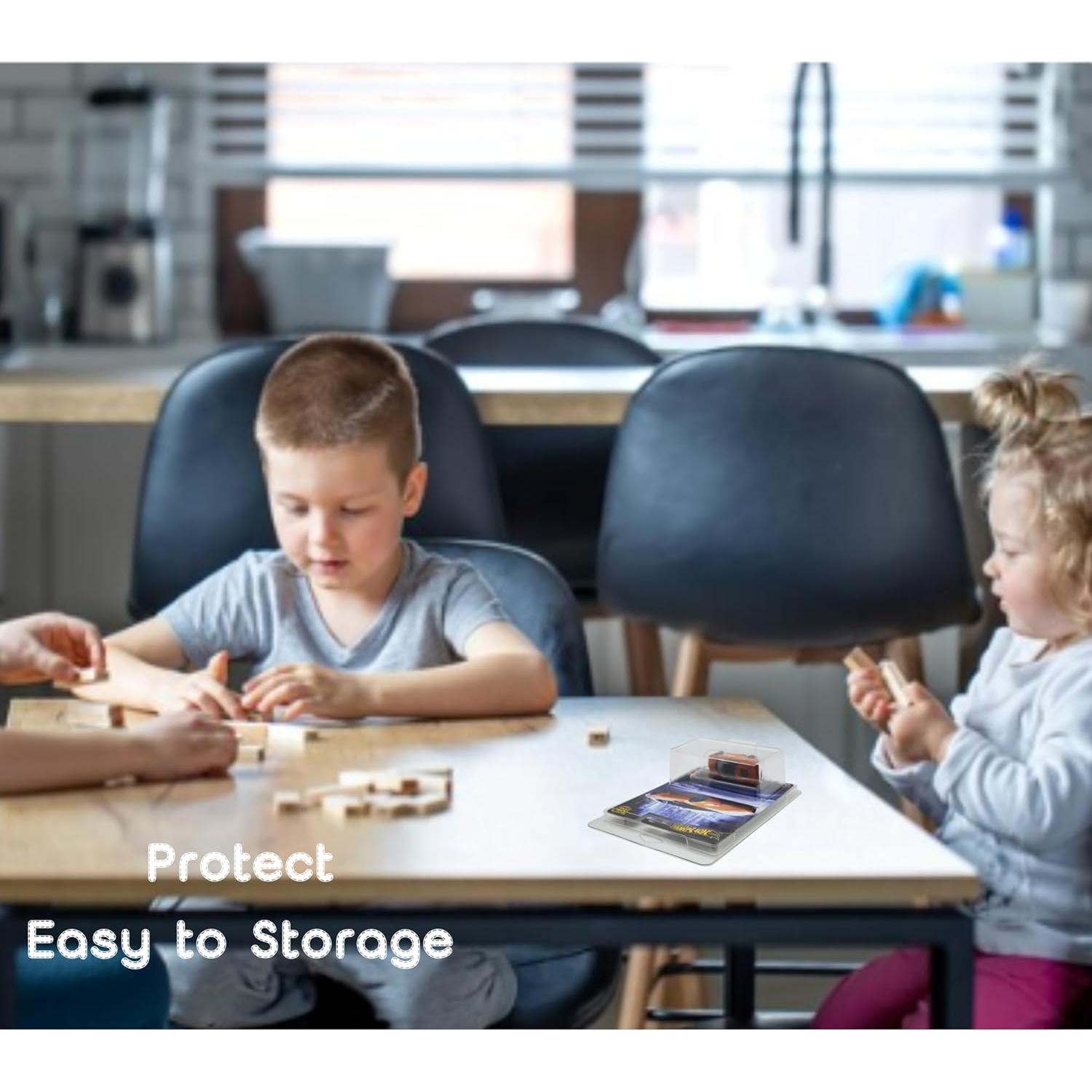 20 Cajas Protectoras para Hot Wheels - Almacenamiento Plegable 16.5x13.3 cm