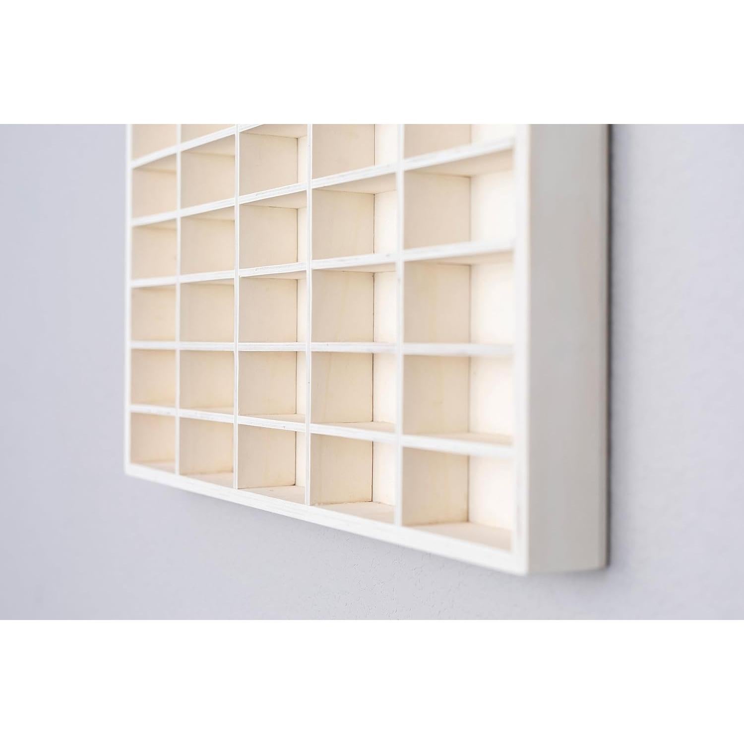 Estante de Exhibición de Autos Rustic Roots - Madera para 50 Autos