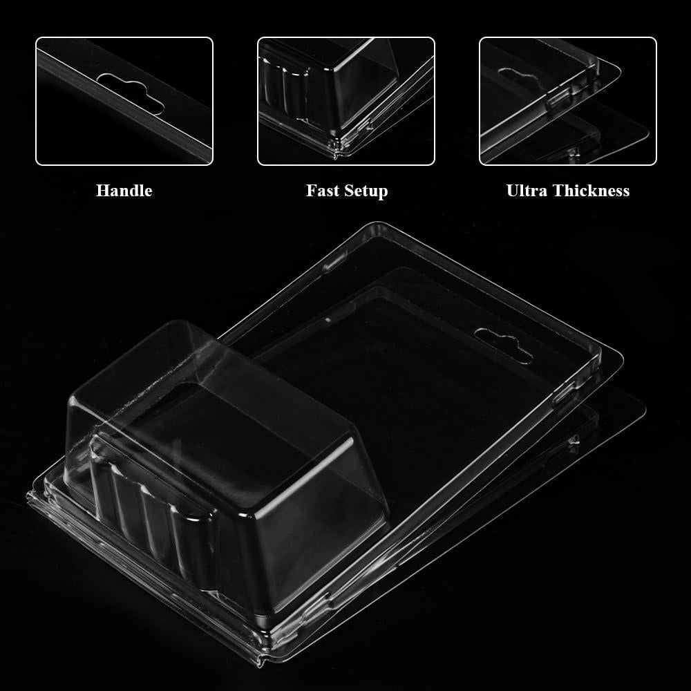 Baskiss 36 Fundas Protectores Transparentes para Coches Coleccionables