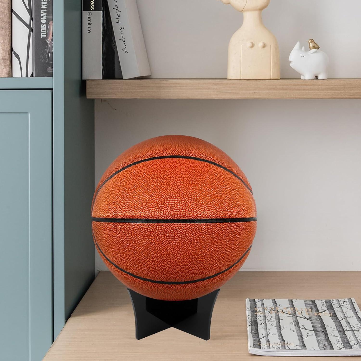 Soporte de Pelota Acrílico Vefungyan 6pcs Negro