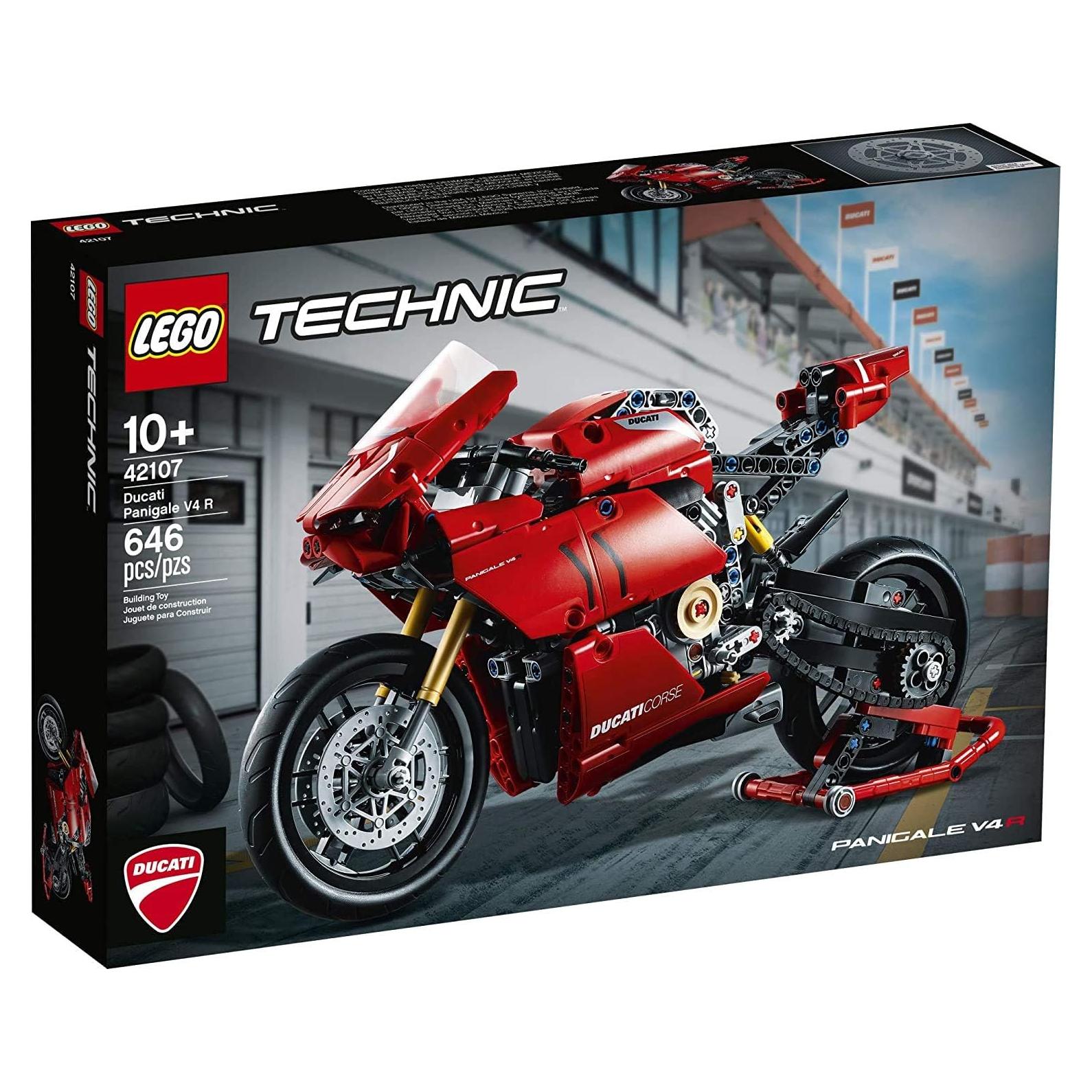 LEGO Technic Ducati Panigale V4 R 42107 Motocicleta 38.2x26.2cm