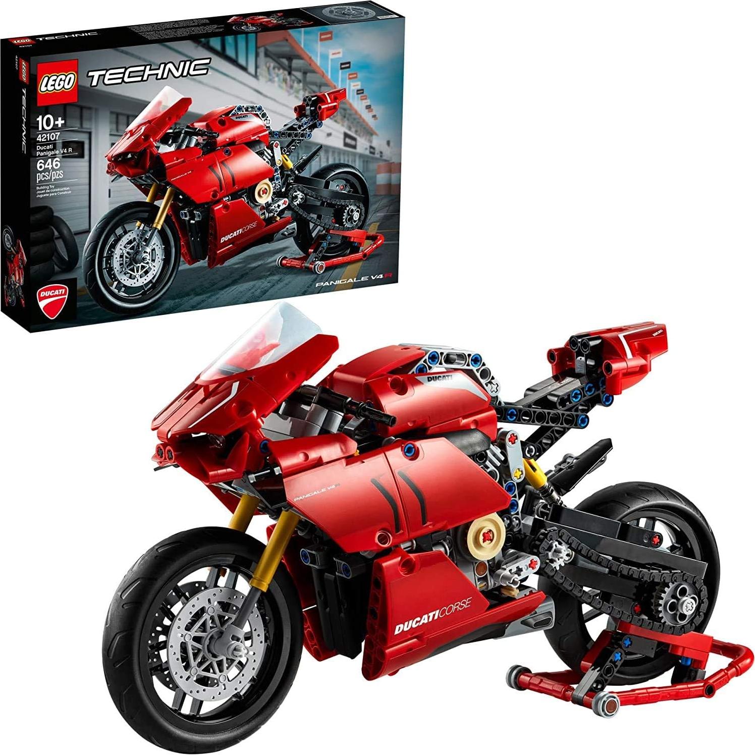LEGO Technic Ducati Panigale V4 R 42107 Motocicleta 38.2x26.2cm