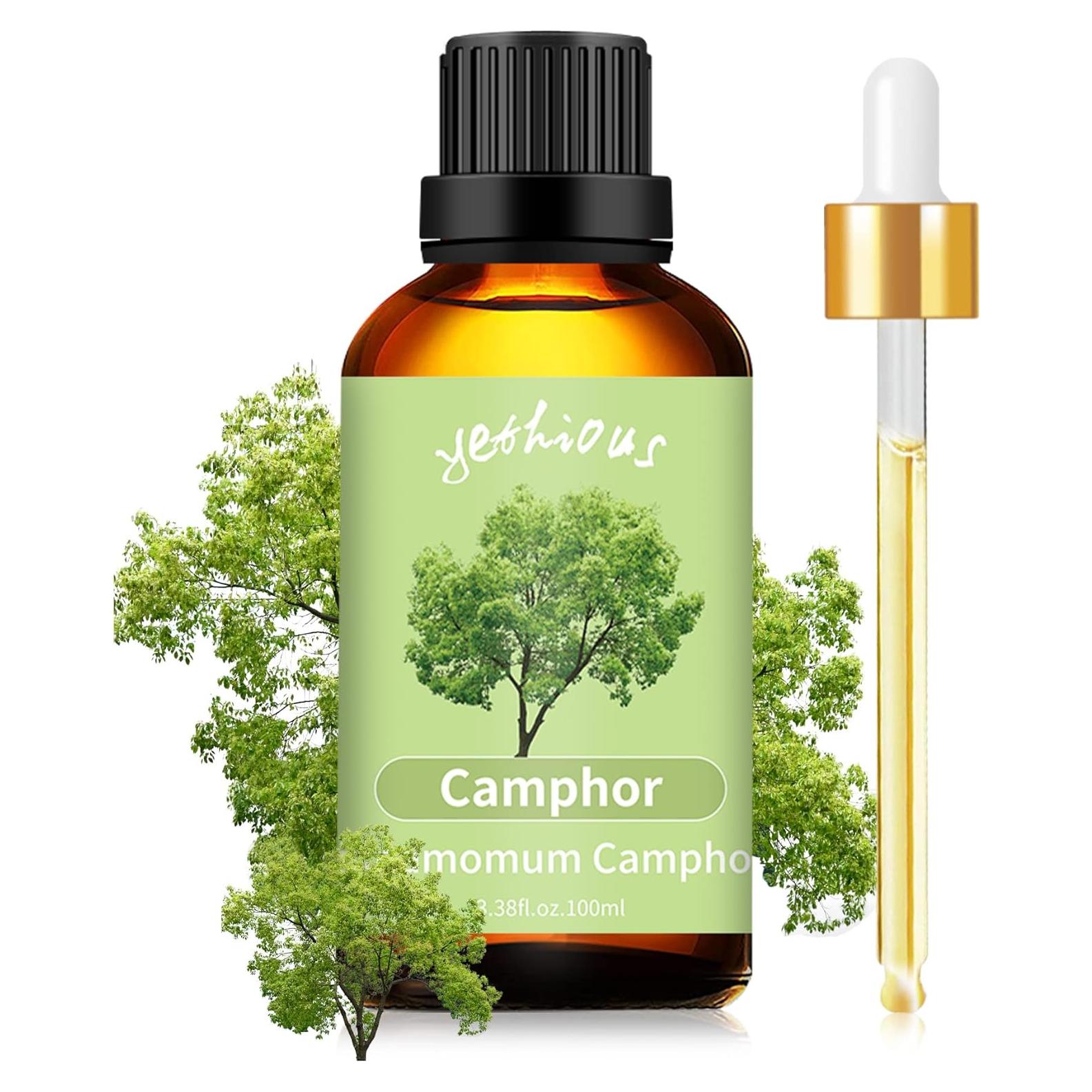 Aceite Esencial de Alcanfor Yethious 100ml - Aromaterapia y Masaje