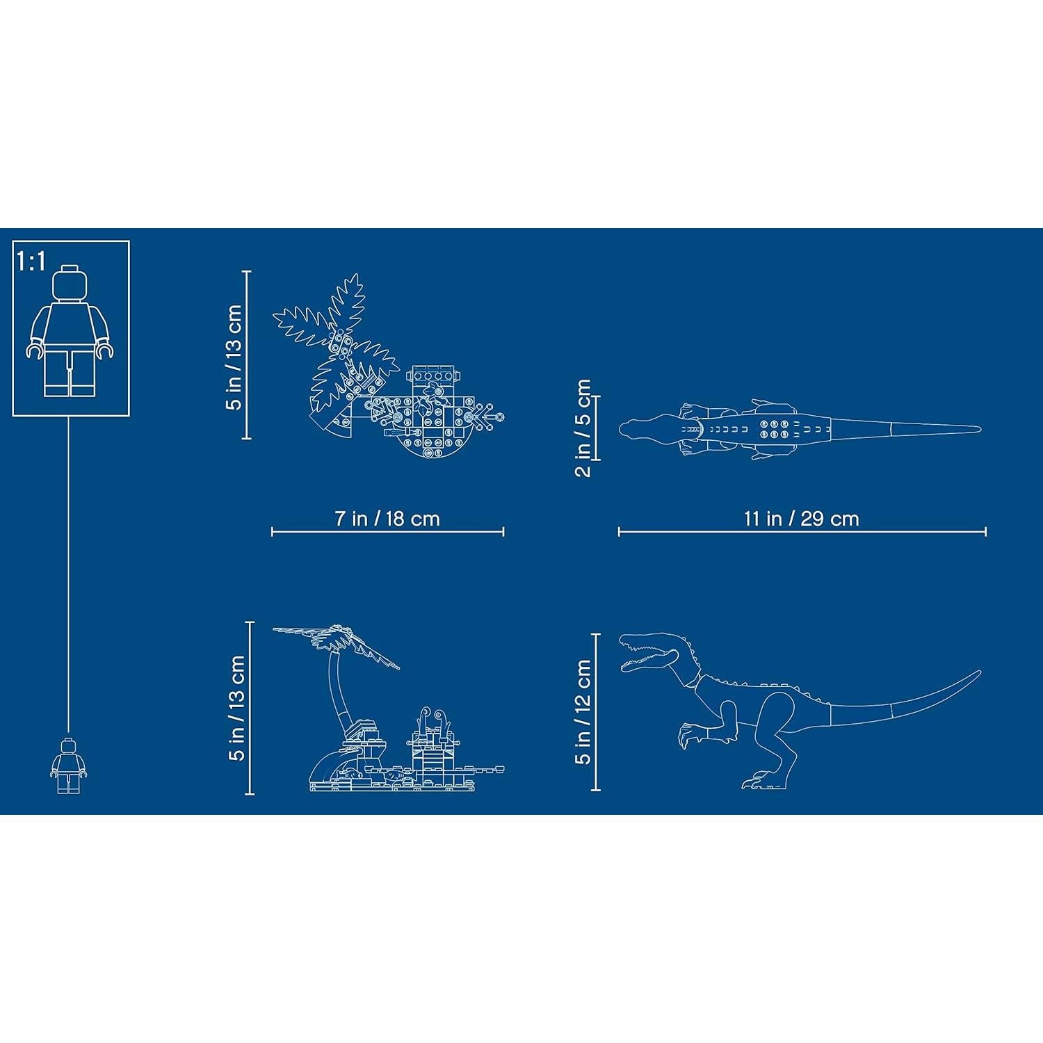 LEGO Mundo Jurásico 75935 Enfrentamiento Baryonyx 434 Piezas