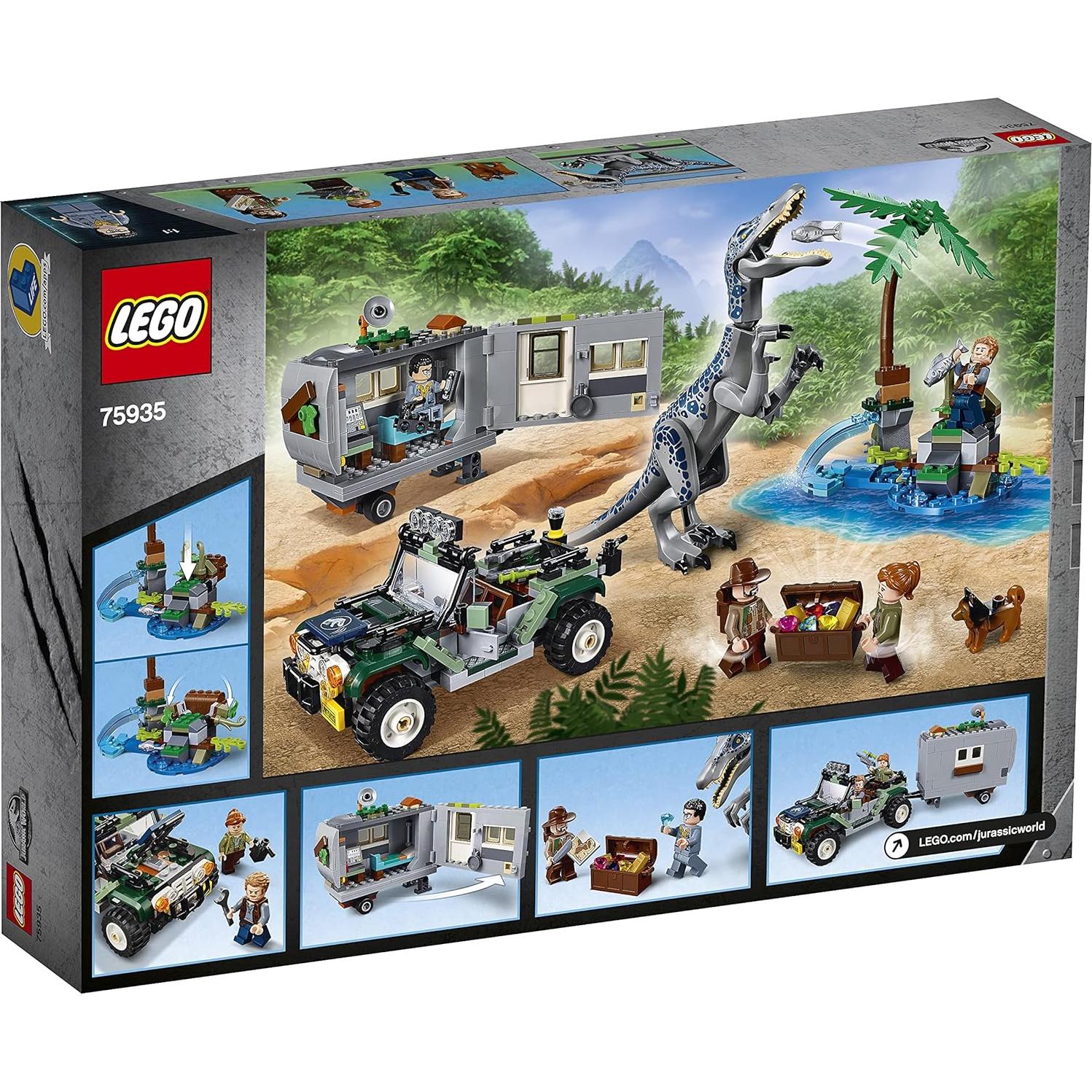 LEGO Mundo Jurásico 75935 Enfrentamiento Baryonyx 434 Piezas