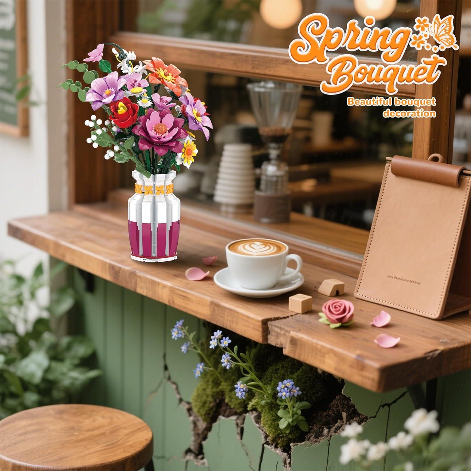 Juego de Construcción de Flores Silvestres ZONECYTD 1278 Piezas