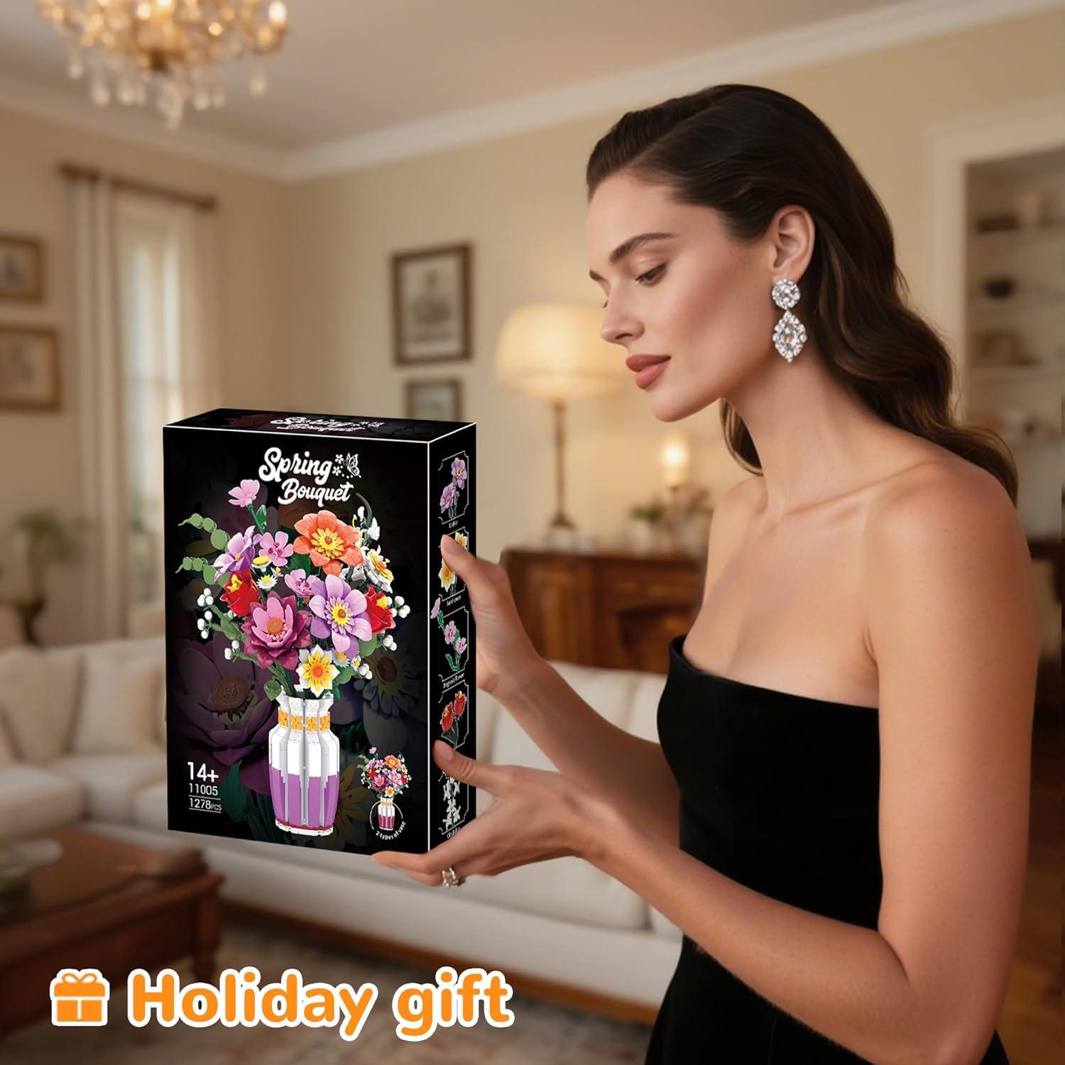 Juego de Construcción de Flores Silvestres ZONECYTD 1278 Piezas