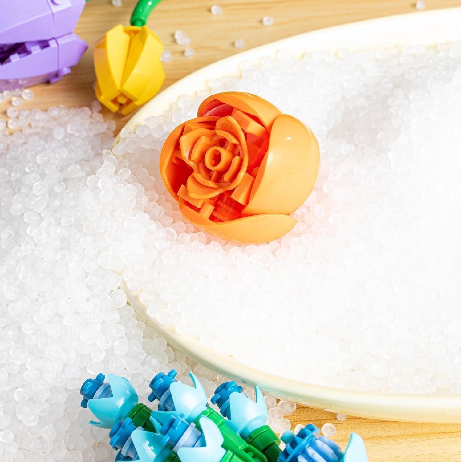 Conjunto de Bloques de Construcción de Flores Sawaruita - 1006 Piezas