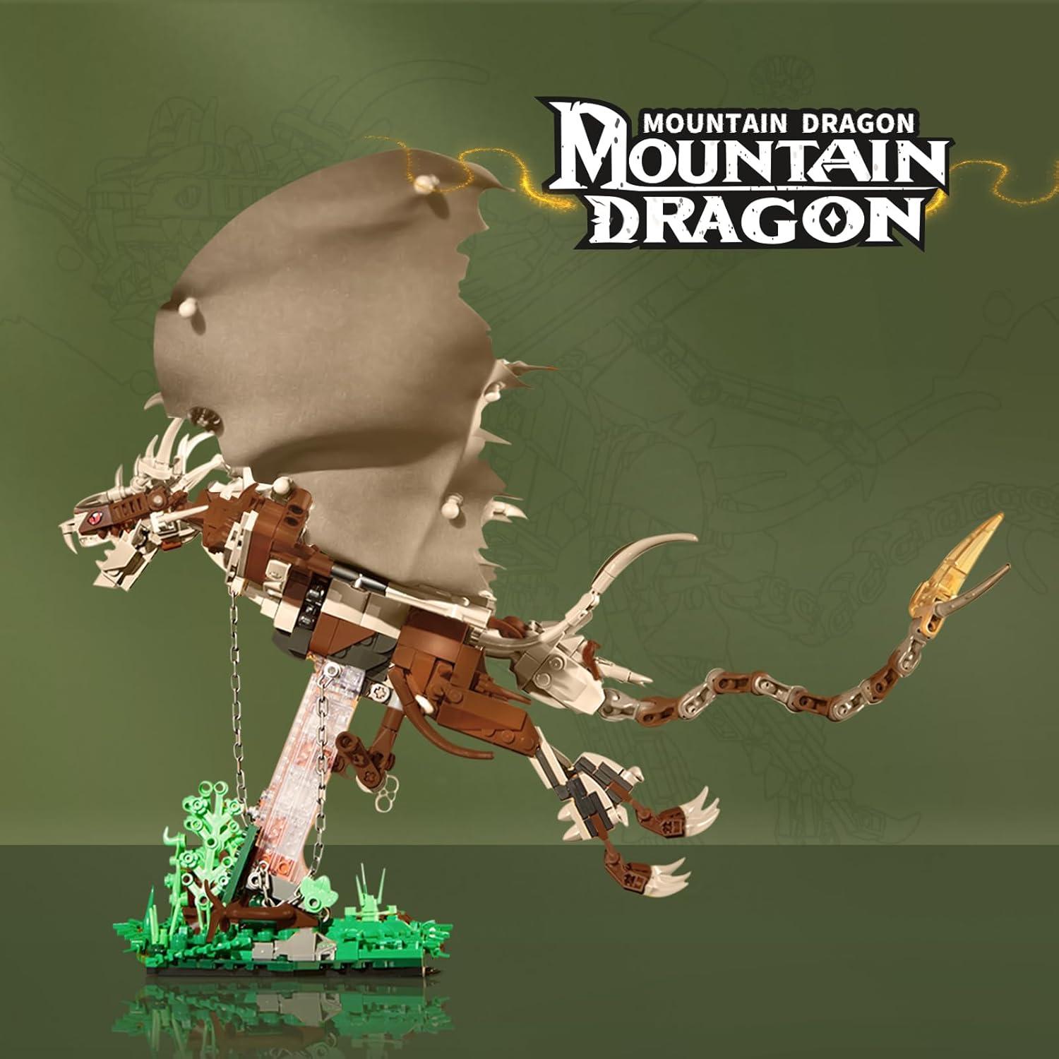 Set de Bloques de Construcción Dragón Tobocoy 886 Piezas