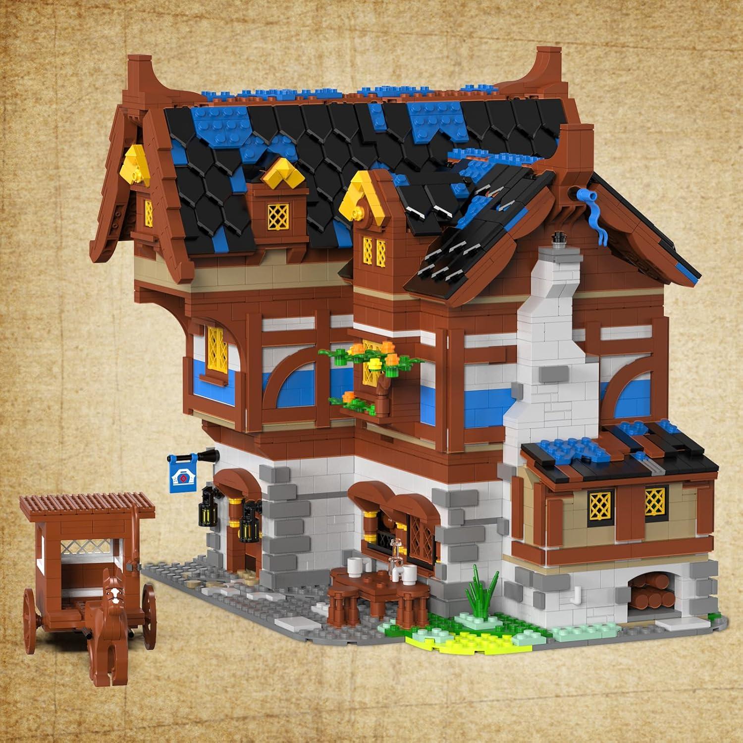 JMBricklayer 30108 Casa Medieval de Construcción 3451 Piezas