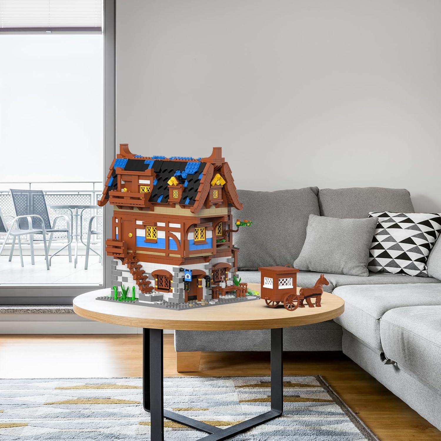 JMBricklayer 30108 Casa Medieval de Construcción 3451 Piezas