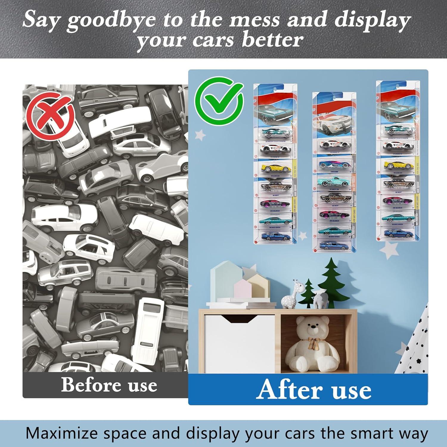 Estuche de Exhibición Montado en Pared Adevar 10 Pcs PVC