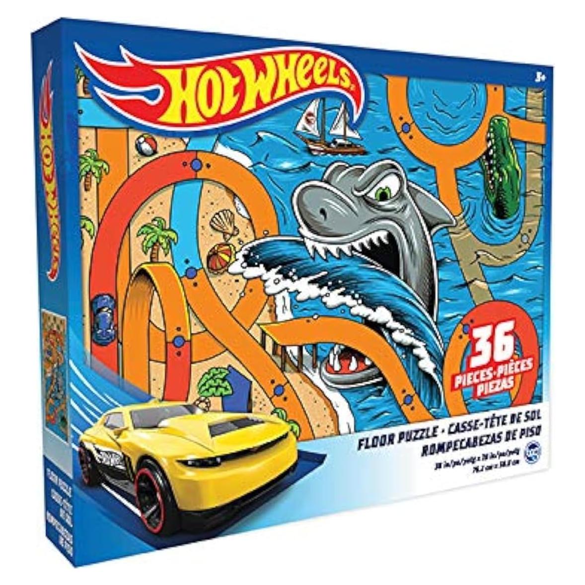 Rompecabezas de Piso Hot Wheels 36 Piezas para Niños