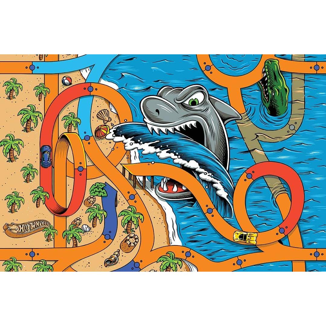 Rompecabezas de Piso Hot Wheels 36 Piezas para Niños