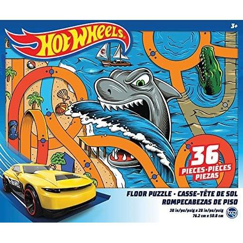 Rompecabezas de Piso Hot Wheels 36 Piezas para Niños