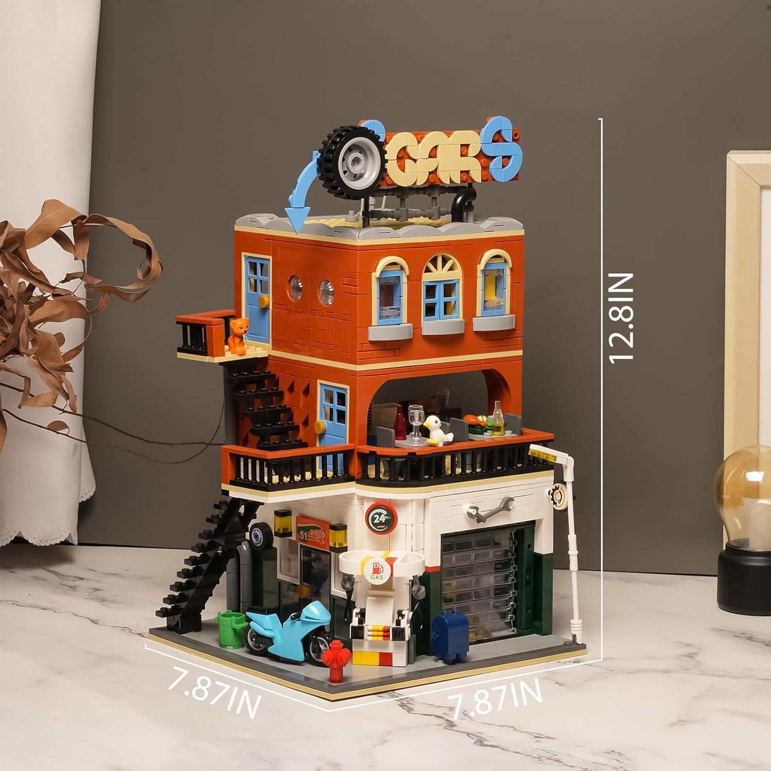 Juego de Construcción Taller de Autos ENJBRICK 1637 Piezas