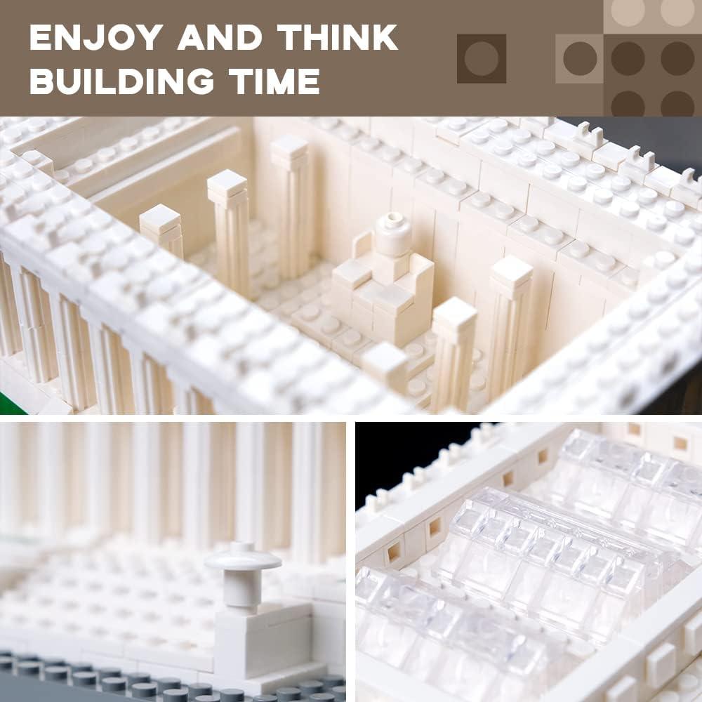 Kit de Modelo Edificio Memorial Lincoln Artorbricks 973 Piezas