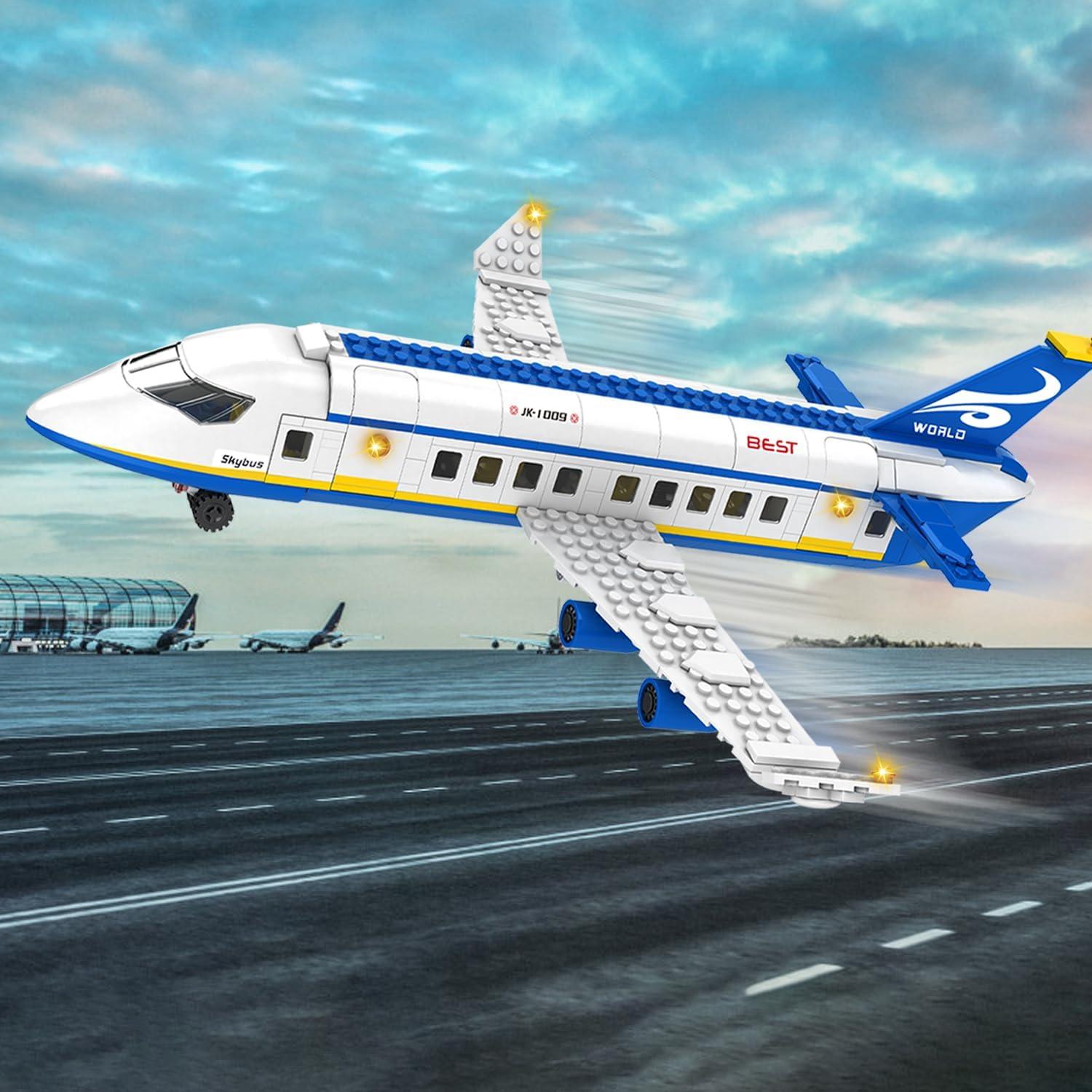 Conjunto de Construcción de Aviones WINGIFT 516 Piezas 6 en 1