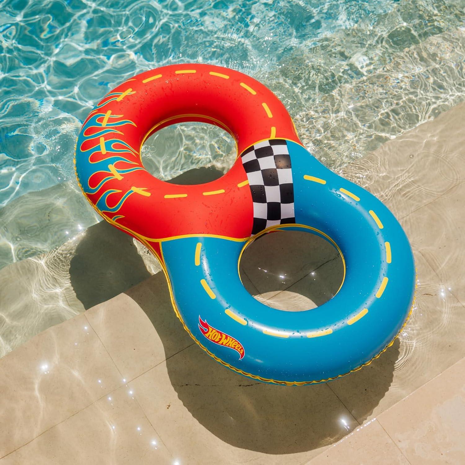 Flotador Doble Racetrack Hot Wheels FUNBOY 152.4 cm Niños