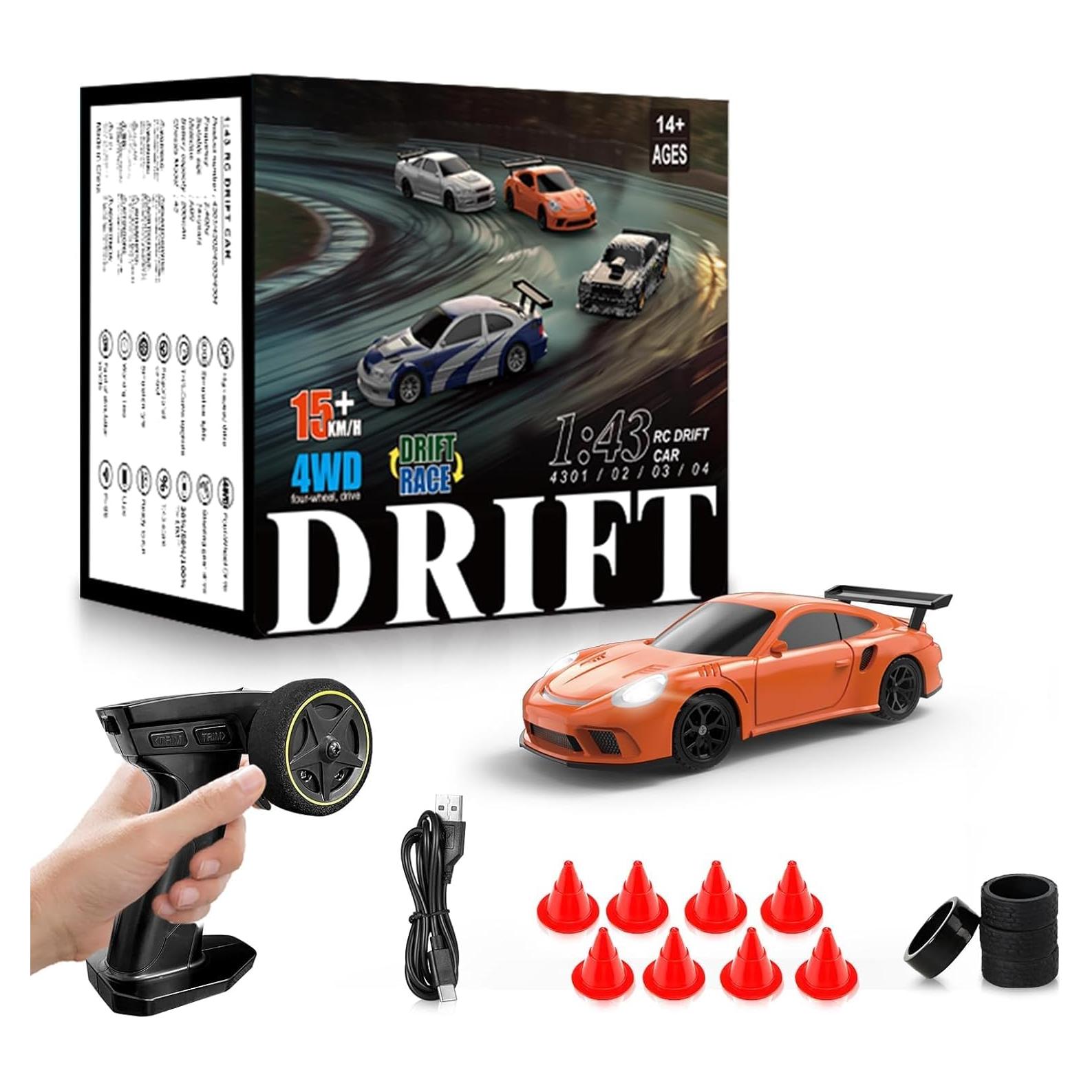 Coche RC Drift Mini 1/43 Everbigmai 4WD con Giroscopio