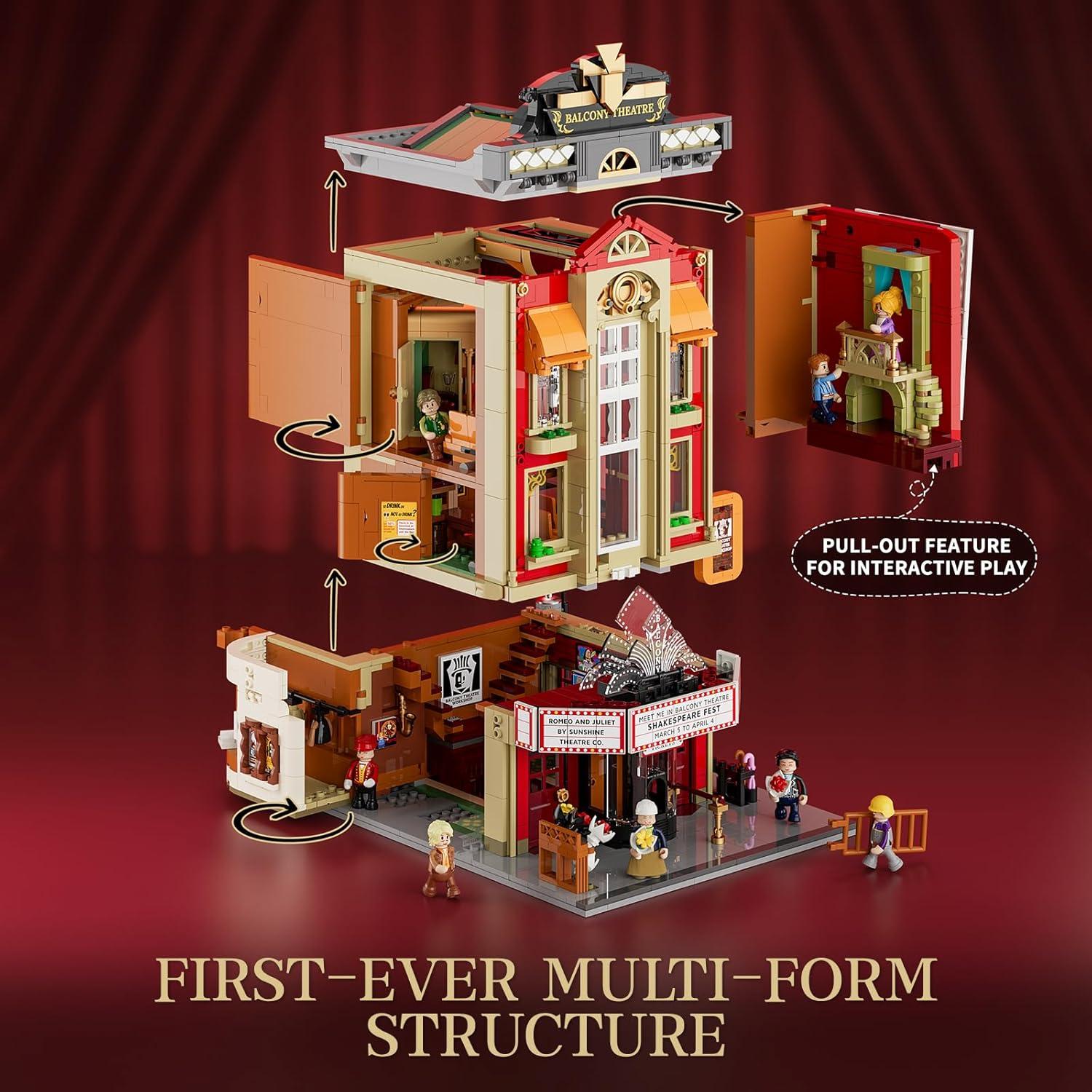 Set de Ladrillos Iluminación Teatro FUNWHOLE 2445 Piezas