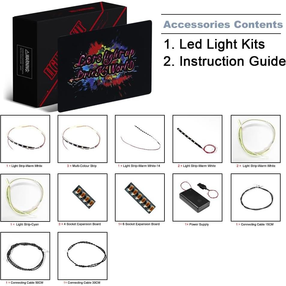Kit de Luz LED BrickBling para LEGO 10323 PAC-Man Arcade
