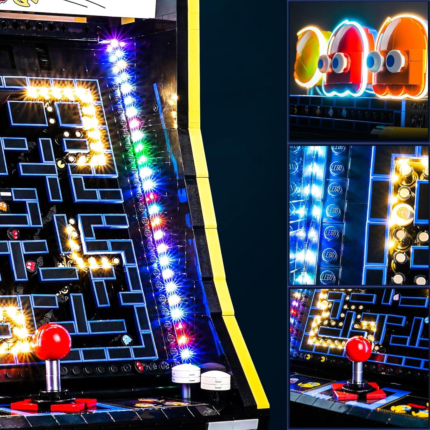 Kit de Luz LED BrickBling para LEGO 10323 PAC-Man Arcade