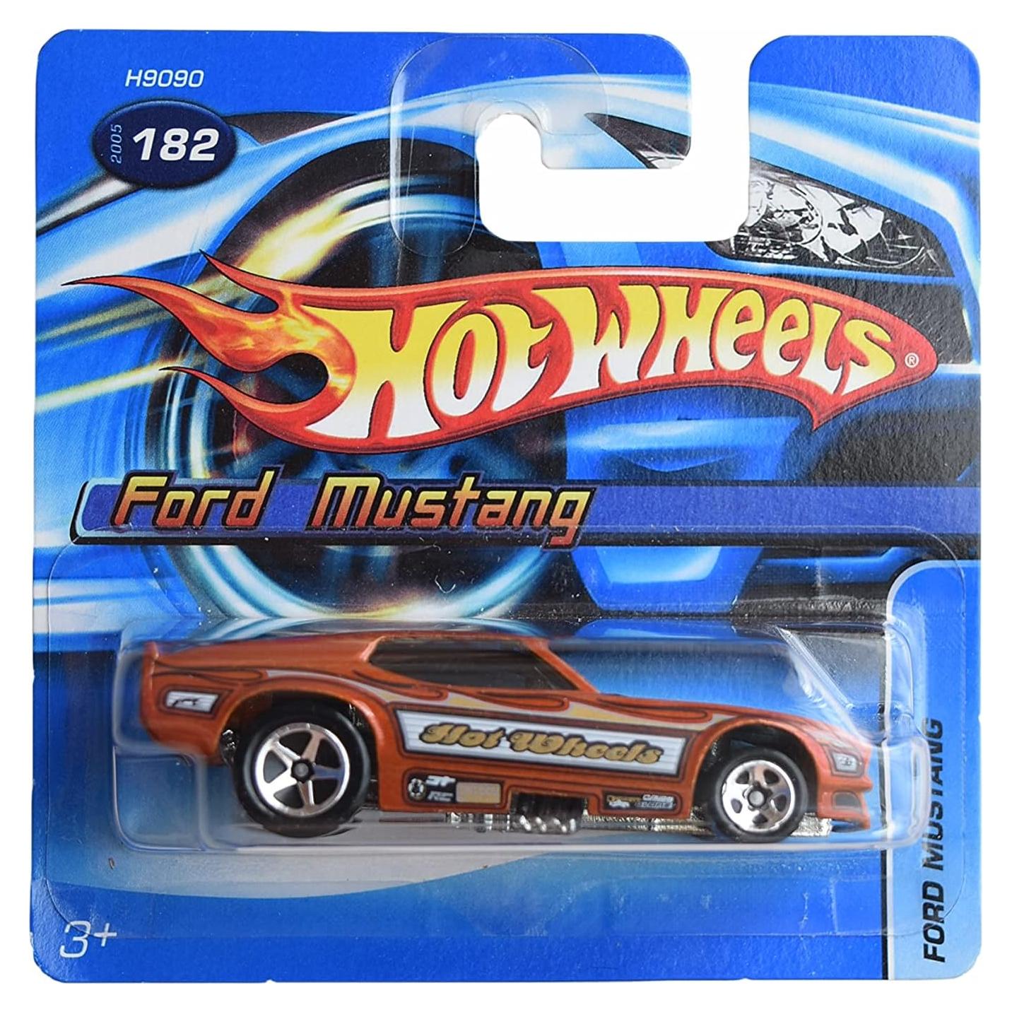 Auto de Juguete Hot Wheels Ford Mustang Naranja 1:64