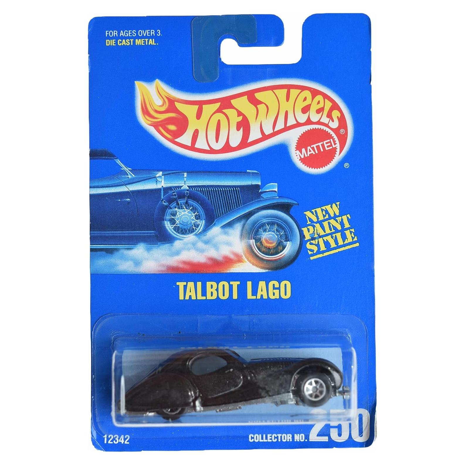 Auto de colección Hot Wheels Talbot Lago Negro 1:64
