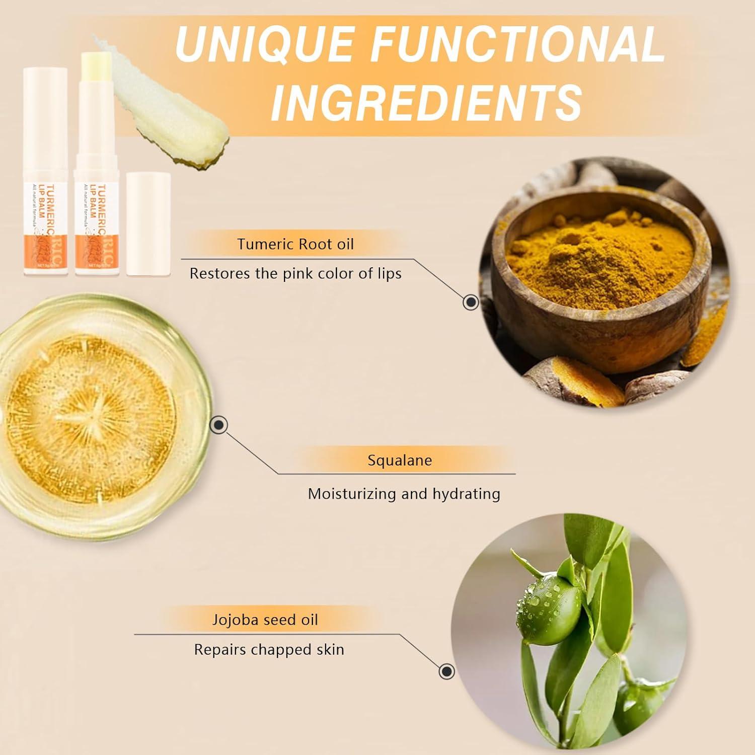 Bálsamo Labial Natural MUREND con Cúrcuma 15g Hidratante